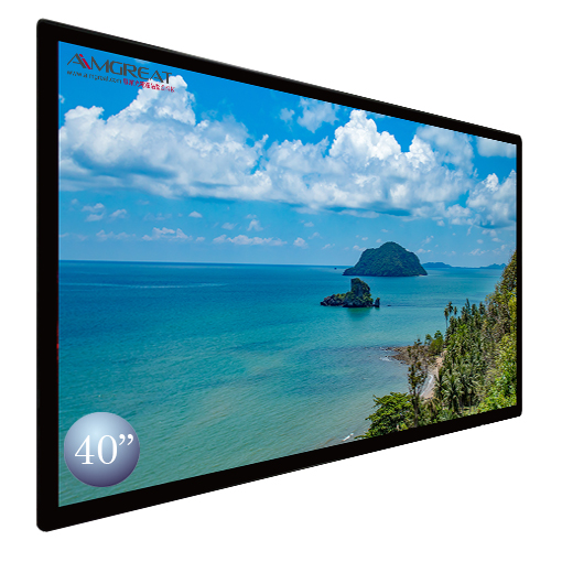 40吋一體成型強化玻璃LED顯示器 AIM-4001CPL-G